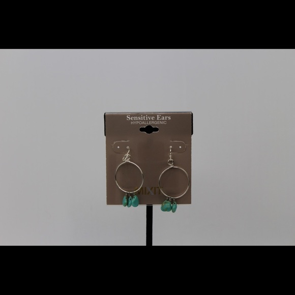 Mixit Jewelry - MIXIT Silver Turquoise Dangle Earrings	NWT